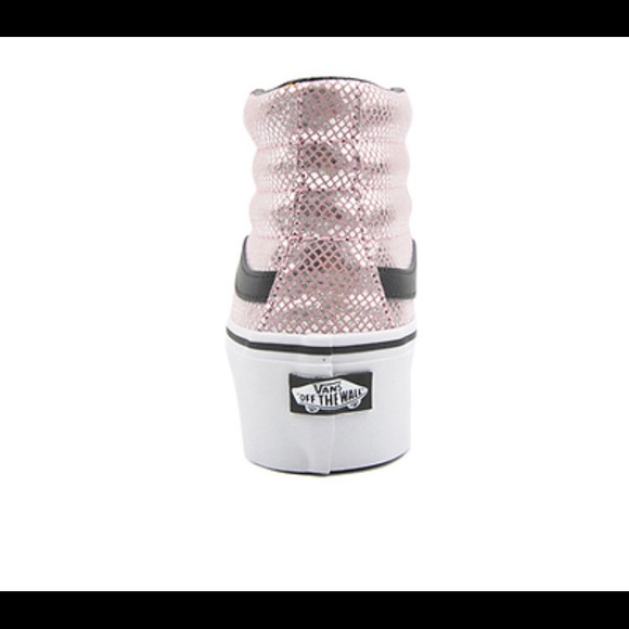 Pink high top platform VANS size 6 women’s - Picture 6 of 9